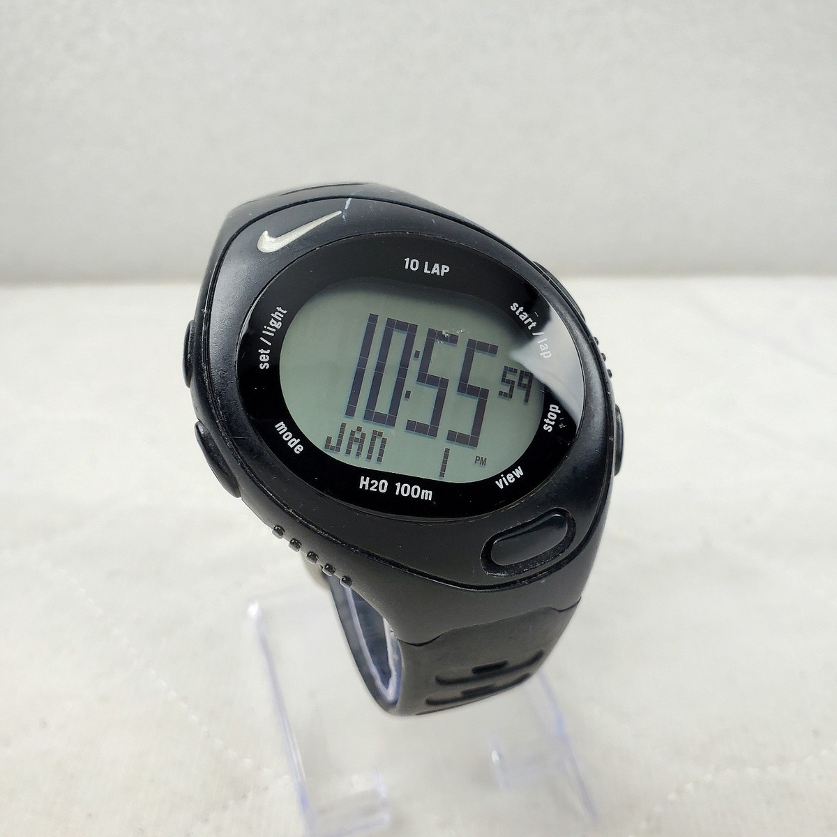 NIKE BOWERMAN TRIAX 757 SPORTS 10 LAP ALARM CHRONOGRAPH MEN'S