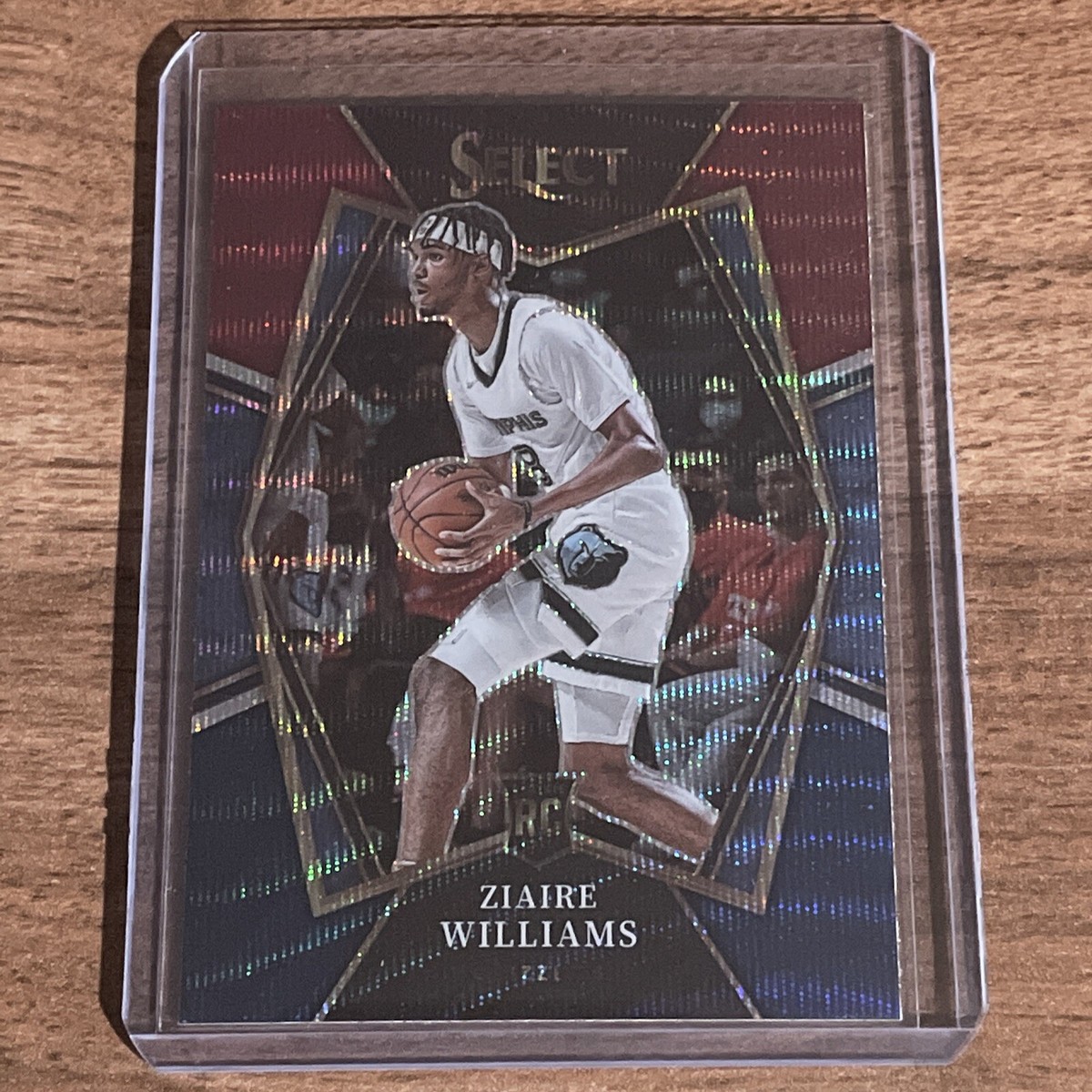 2021-22 Select Ziaire Williams Rookie Tri-Color Prizm Premier