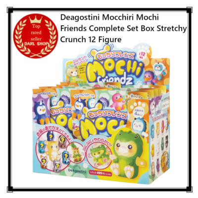 Deagostini Mocchiri Mochi Friends Complete Set Box Stretchy Crunch