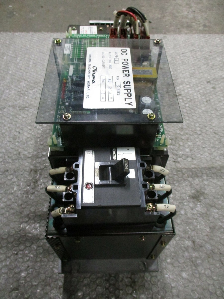 OKUMA DCPS-1 DC Power supply For 2 AXES 200VAC 36ADC OKUMA DCPS 1