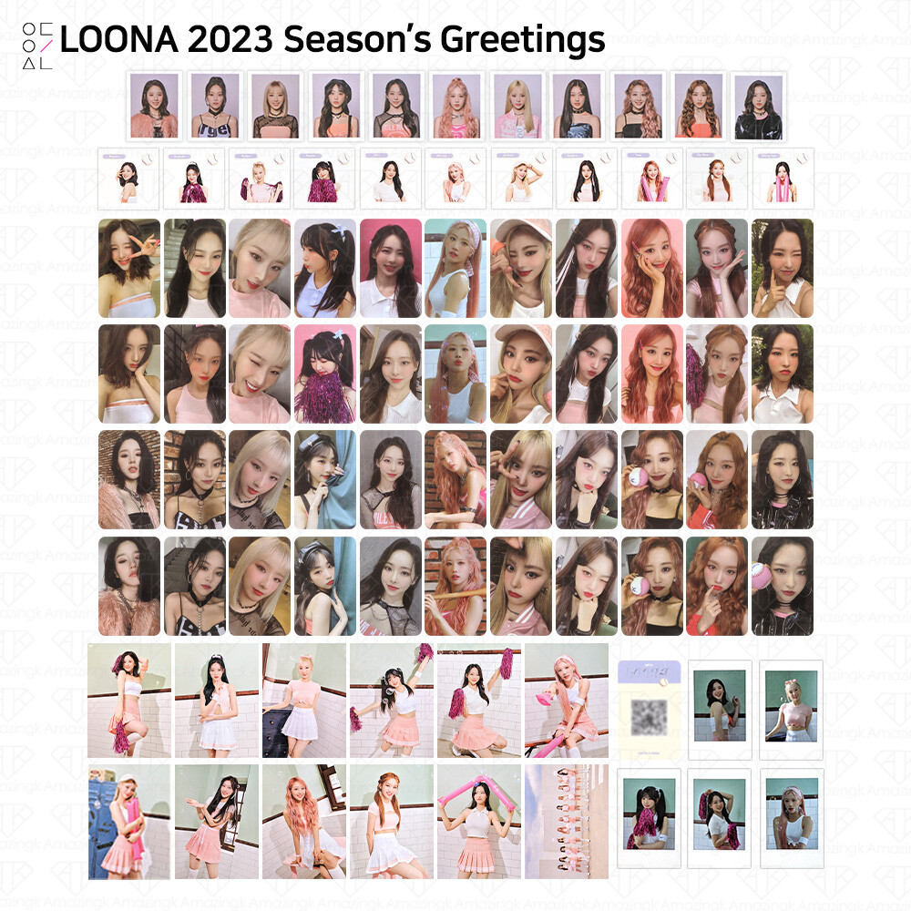 LOONA 2023 Season's Greetings Photocard Postcard ID Picture
