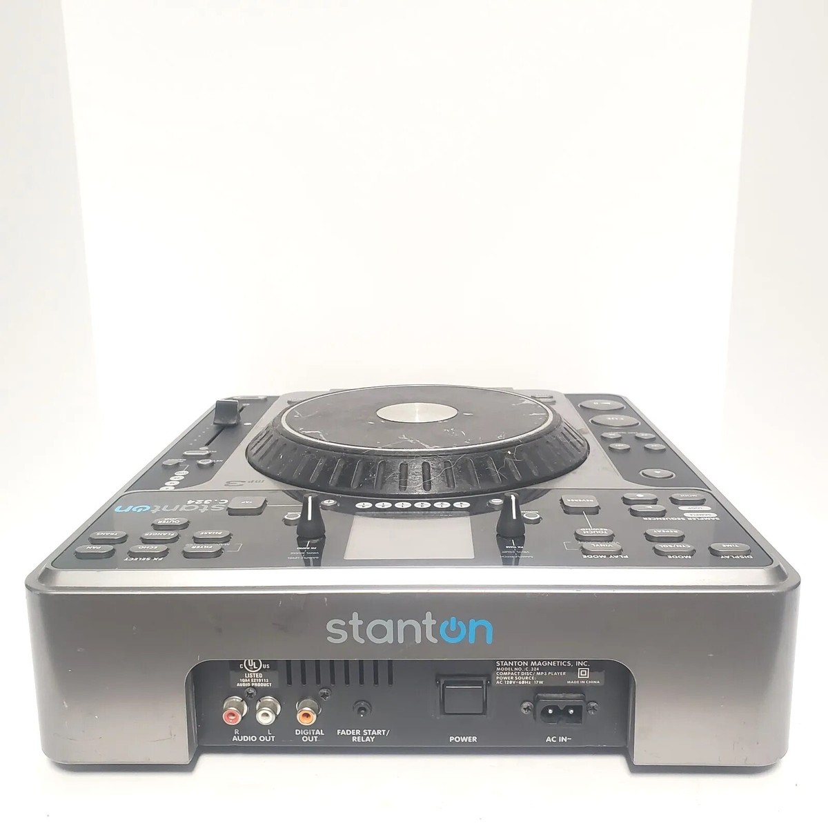 Stanton C.324 Tabletop DJ Turntable Mixer CD Player MP3 with Jog