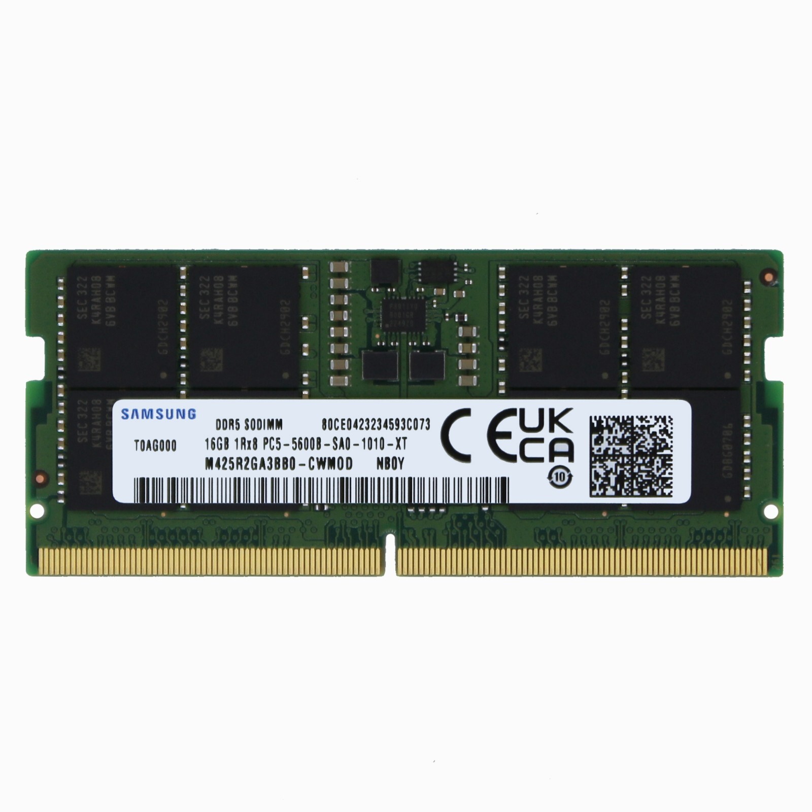 Samsung 1x16GB PC5-44800 DDR5 5600 MHz SODIMM Laptop Memory RAM