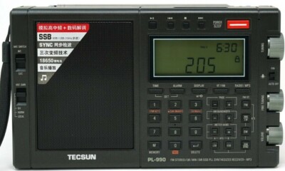 Tecsun PL990 PLL SSB World Band AM FM Shortwave Radio Receiver MP3