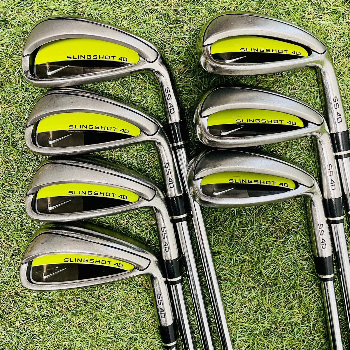 Nike SLINGSHOT 4D Irons set 4-9+Pw 8Pic S Flex RH Steel Shaft Golf