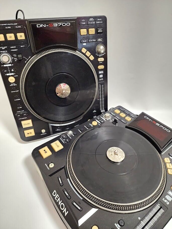 Denon DJ DN-S3700 Pair Digital Media Turntable CD Player CDJ MP3