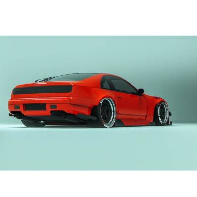 KBD Body Kits PMZ-K V2 2 Piece Rear Fenders For Nissan 300ZX 1990