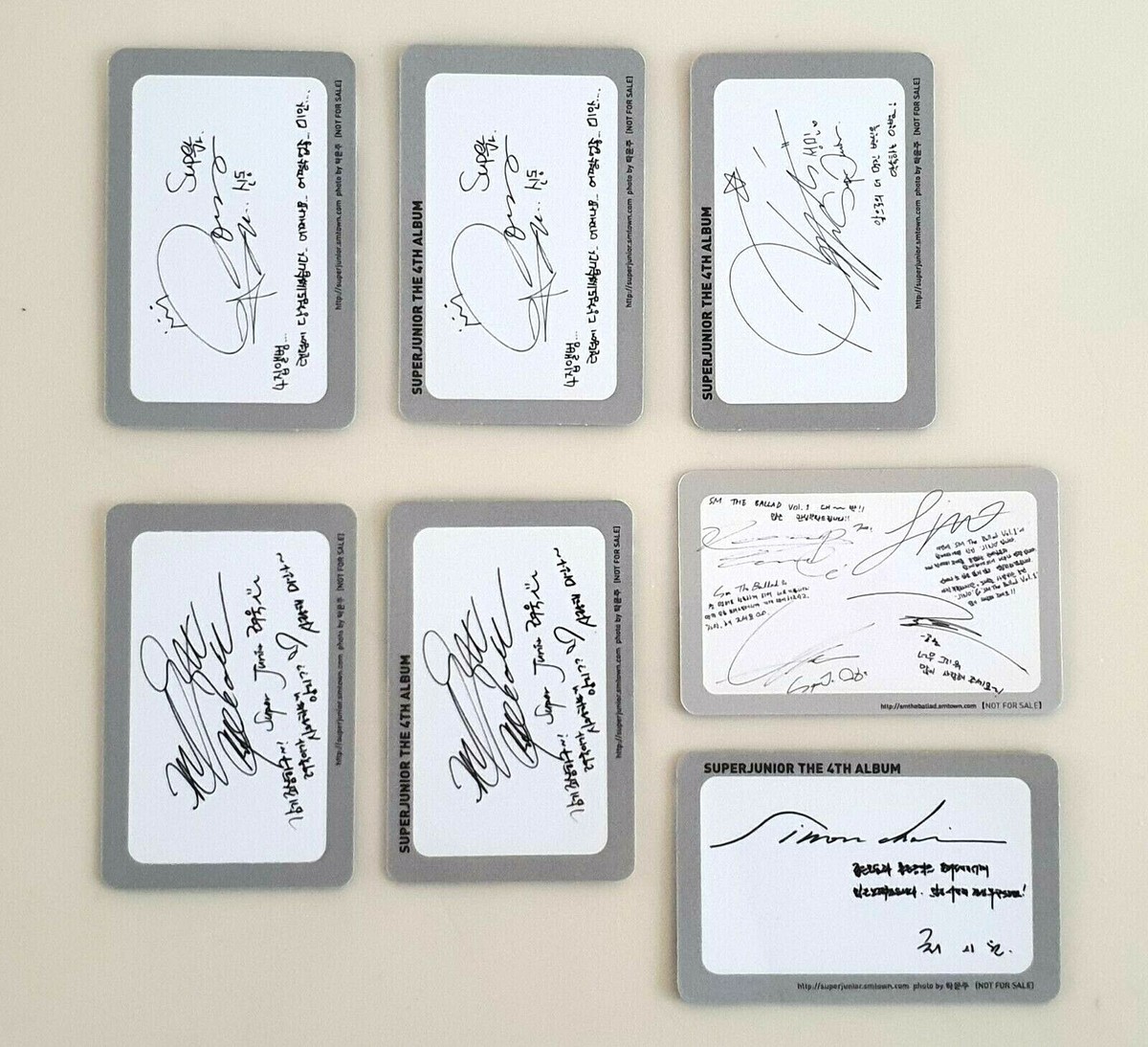 SUPER JUNIOR The 4th Album Bonamana Official Photocard - Ryeowook