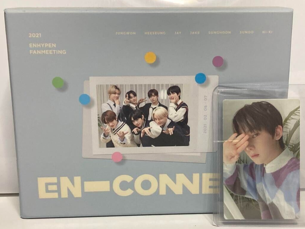 ENHYPEN 2021 FANMEETING EN-CONNECT DVD W/ SUNOO Passport Photocard
