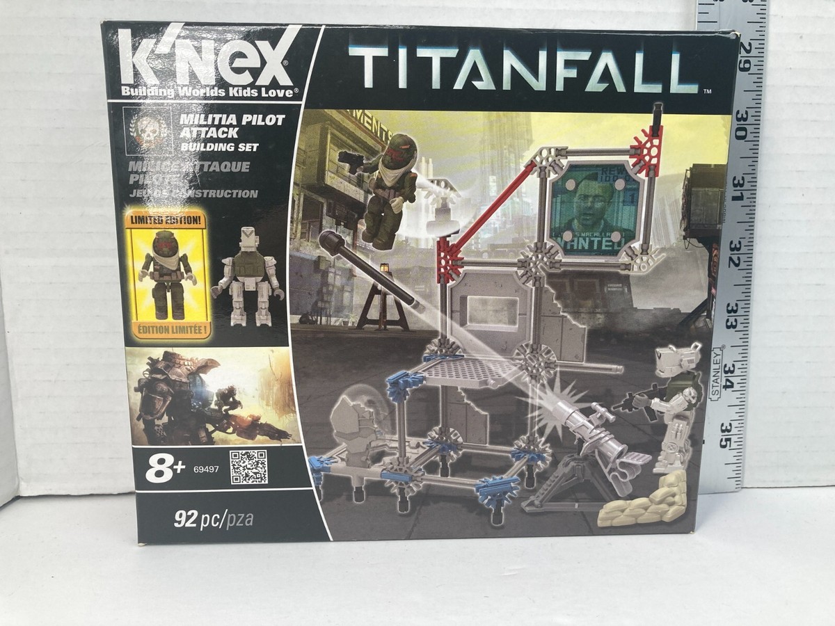 K'Nex Titanfall Militia Pilot Attack Building Set 69497 2014 New