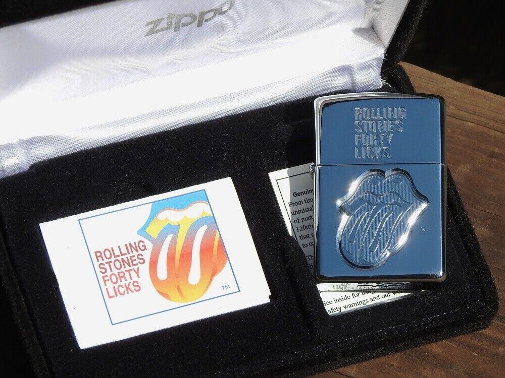 The Rolling Stones Limited Edition Forty Licks Zippo Lighter - 40