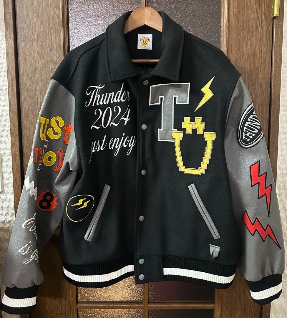 ATEEZ 2024 THUNDER POP-UP STORE VARSITY JACKET Limited Official
