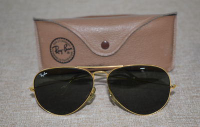 Vintage 62-14 BL Bausch & Lomb Ray-Ban USA Aviator Sunglasses | eBay
