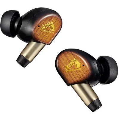 Victor WOOD master Earphones Bluetooth Sunburst Brown HA-FW5000T-T