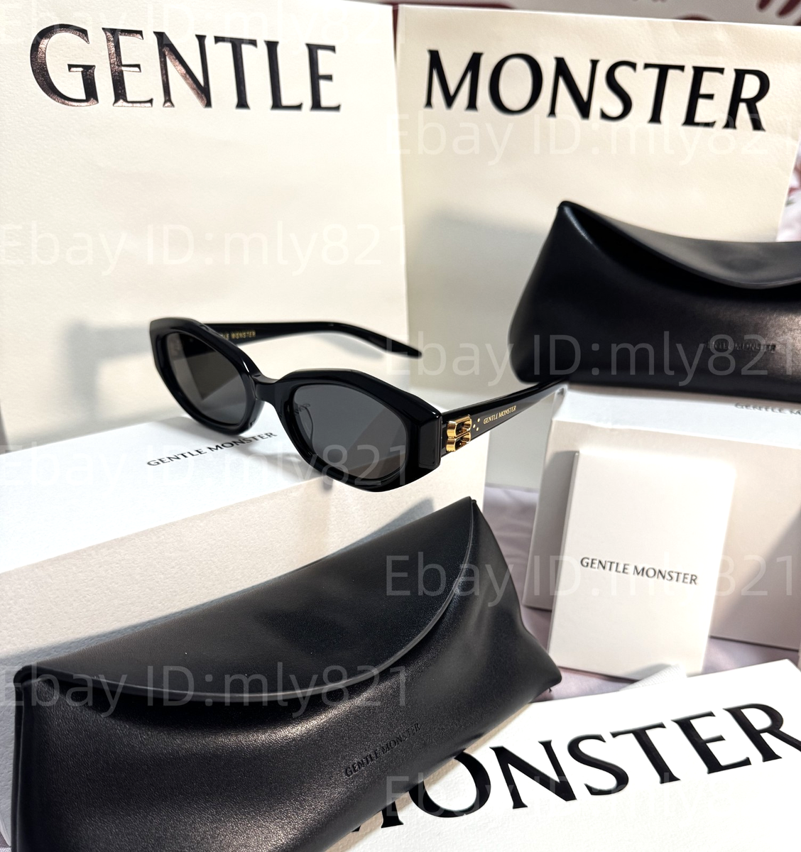 GentleMonster MIRO 01 Sunglasses Black Frame Black Lenses | eBay