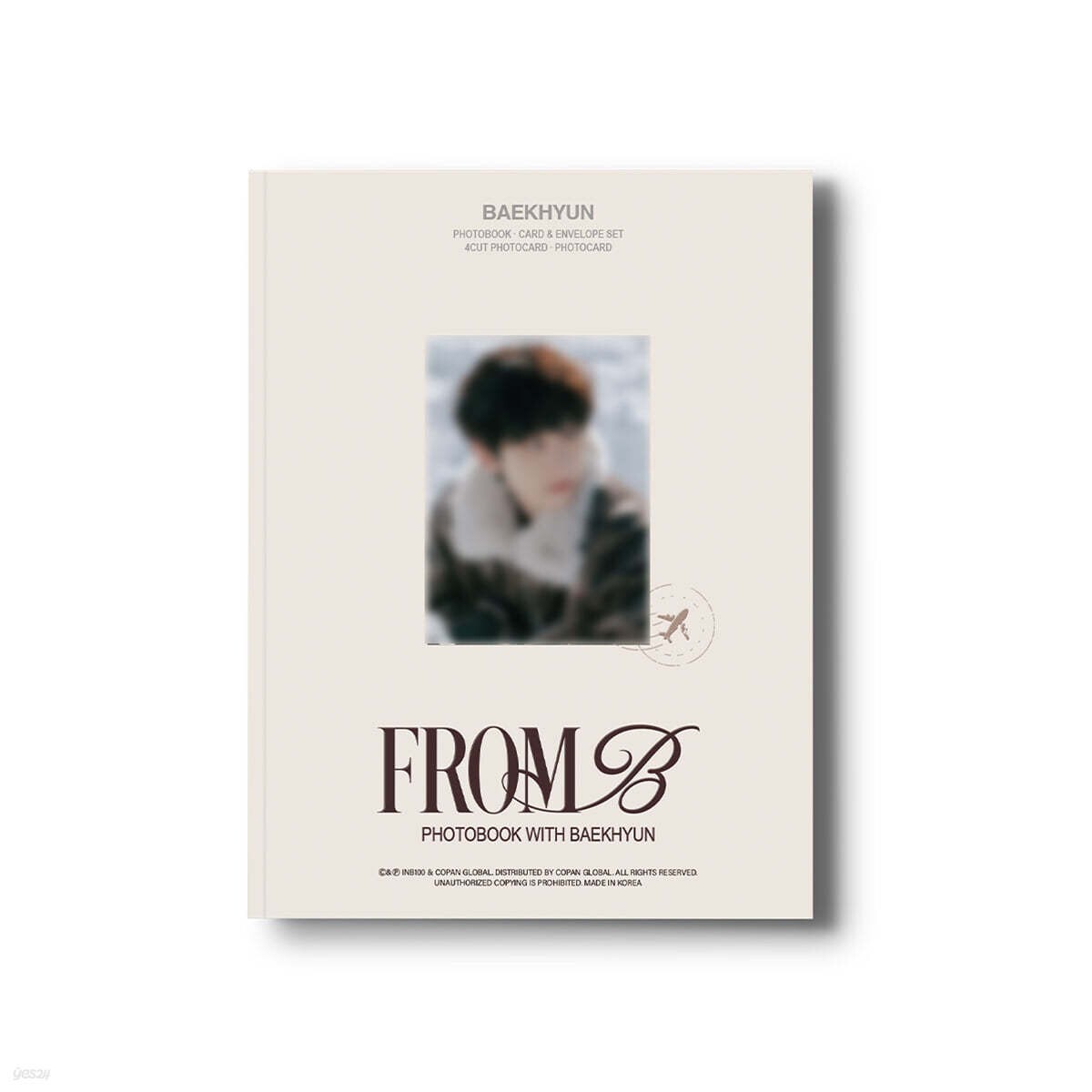 BAEKHYUN Switzerland Photobook FROM B B Ver. QR Card+P.Book+P.Card