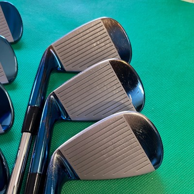 Mizuno Pro 221 Limited Blue Edition Iron Set 7pcs 4-Pw RH Flex