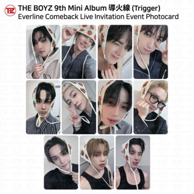 The Boyz 9th Mini Album 導火線 TRIGGER Everline Comeback Live
