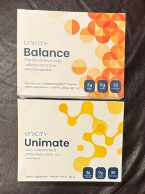 Unicity Feel Great ~ Balance Orange / Unimate Lemon 5/10/15/25/30