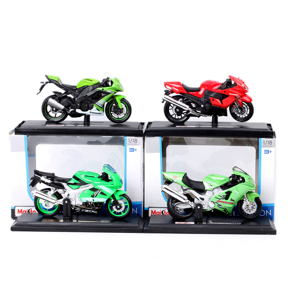 Maisto 1:18 Kawasaki Ninja ZX6R ZX10R ZX12R ZX14R Motorcycle
