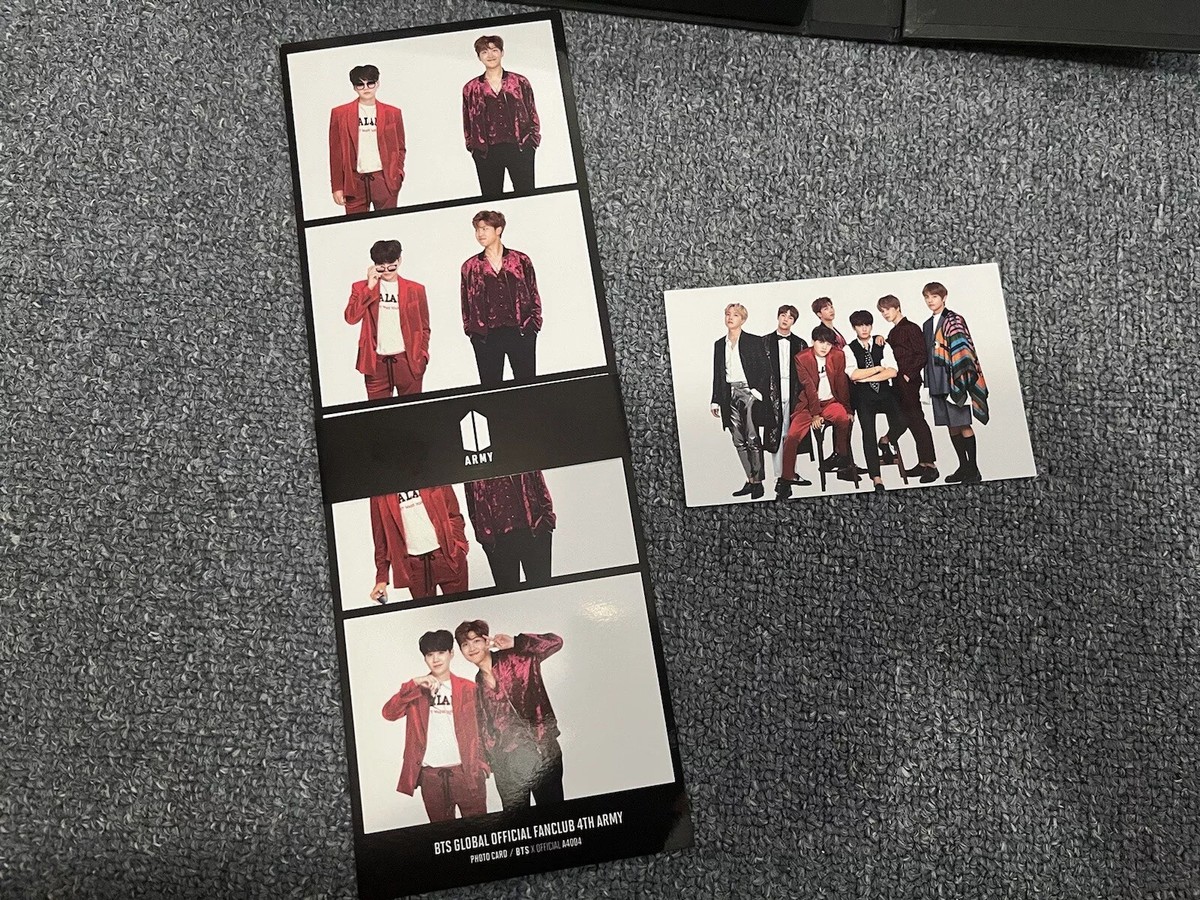 KPOP BTS Global Official Fanclub ARMY 4th term Membership ARMY ZIP