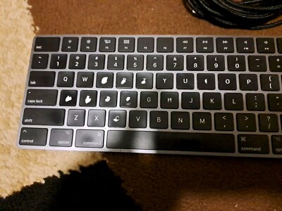 Apple Magic A1843 Wireless Keyboard Space Gray +Cable | eBay