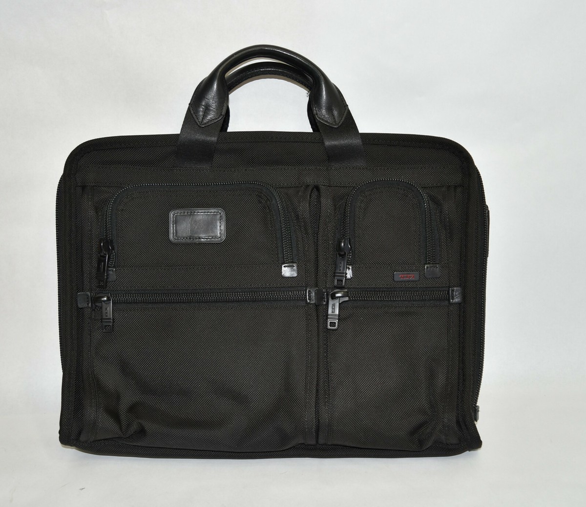 Tumi Alpha 2 Expandable Laptop Briefcase Nylon Black 26114DH MSRP