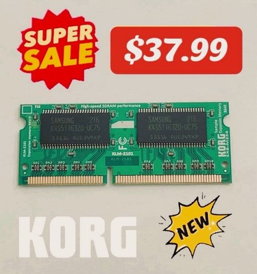 Korg EXBM256 Sample Memory Expansion Card for M3 and Pa2Xpro for