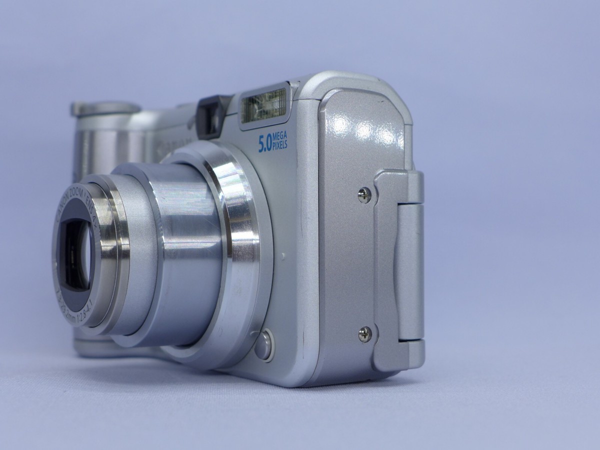Canon PowerShot A610 5.0MP / CCD Digital Camera Silver | eBay