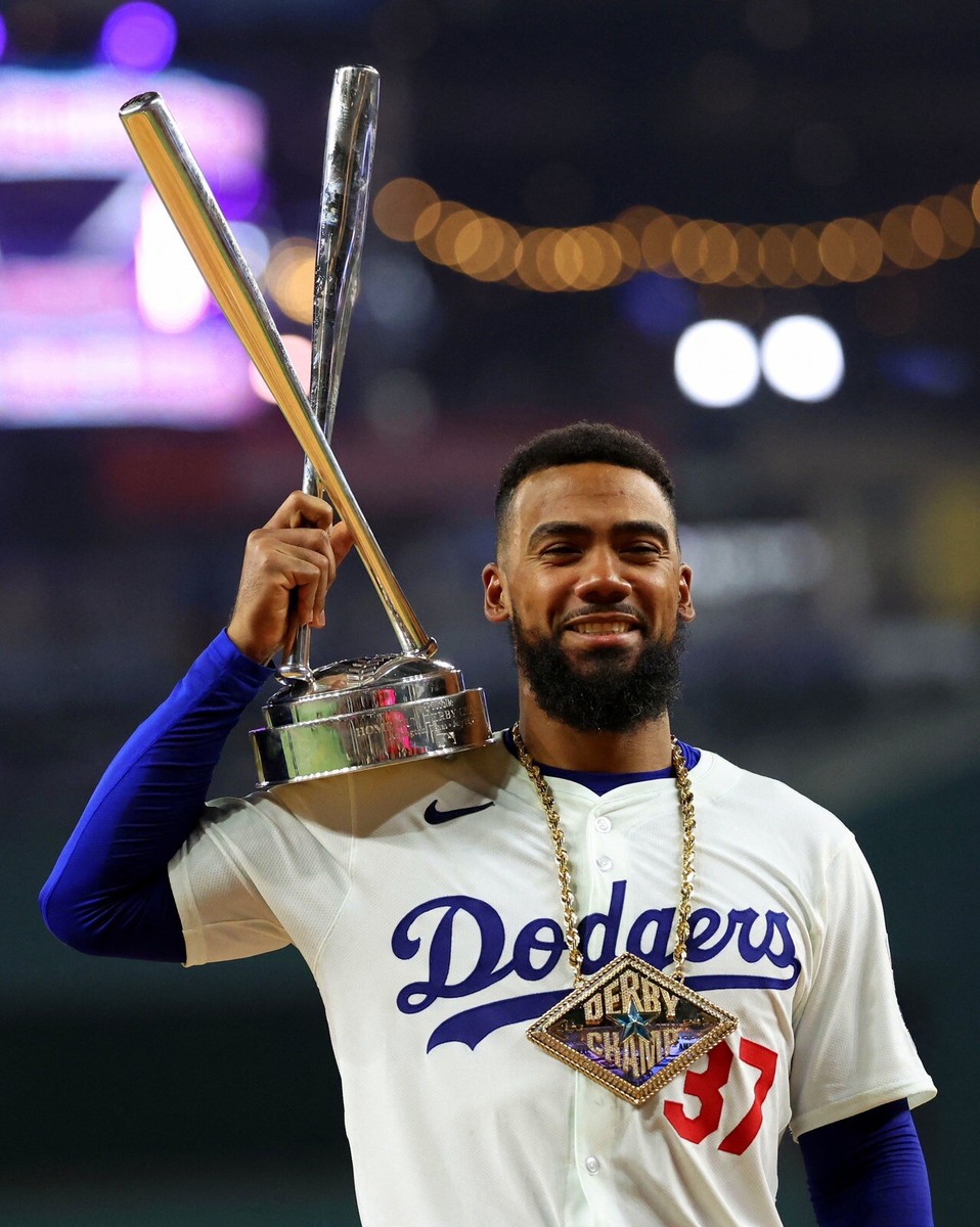 8x10 Photo TEOSCAR HERNANDEZ Los Angeles Dodgers Home Run All Star