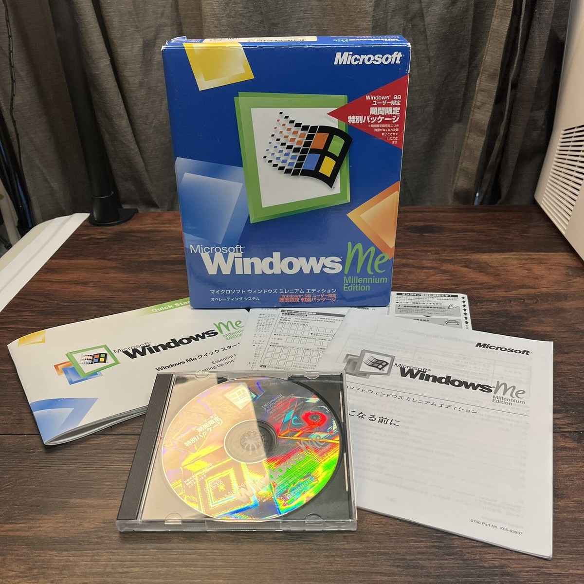 Windows ME Upgrade Japanese PC Big Box Version With CD, Key