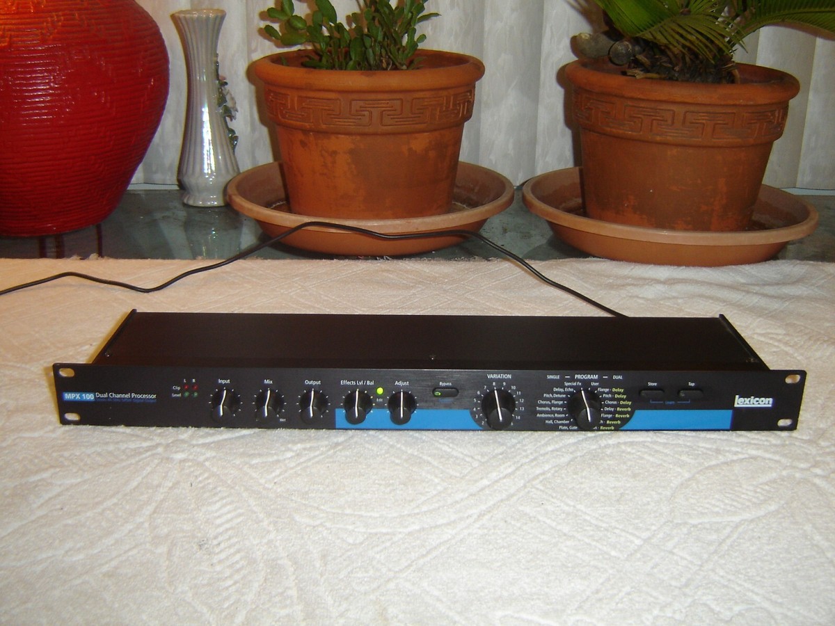 Lexicon MPX 100, Dual Channel Processor, Effects, FX, Vintage Rack