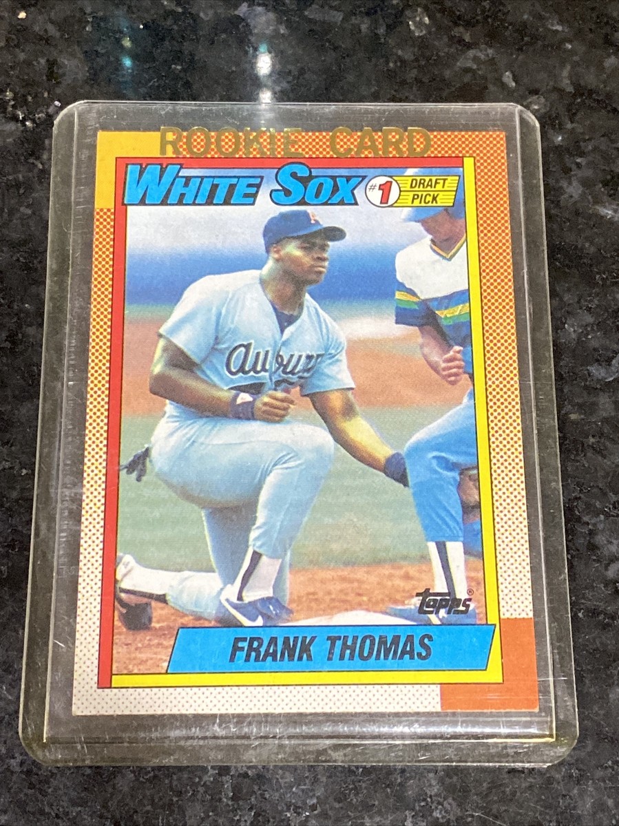 1990 Frank Thomas Multiple Error Rare Baseball RC Card White Sox