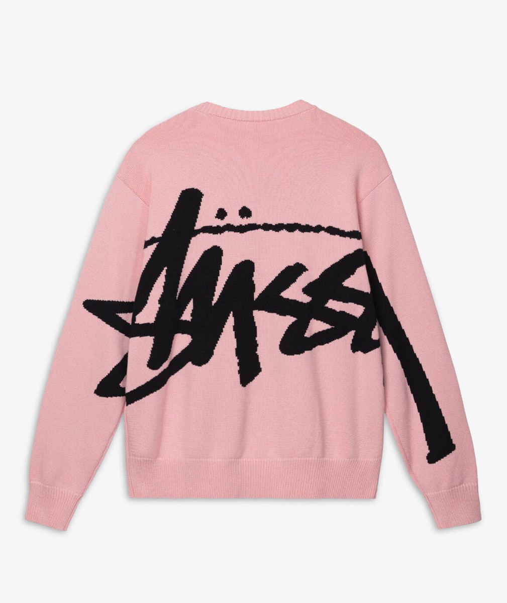 Stussy STOCK SWEATER - pink | eBay