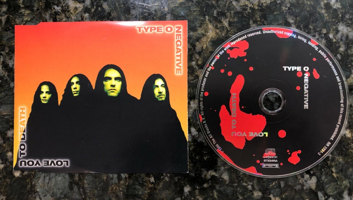 Type O Negative CD Single - Love You To Death 1996 Roadrunner Mail