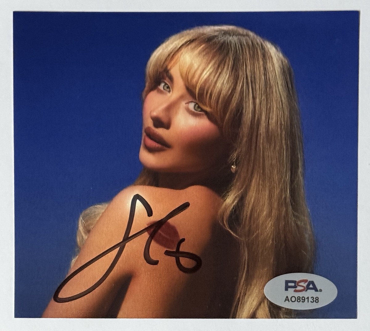 SIGNED Sabrina Carpenter Short N Sweet Art Card & CD PSA DNA COA