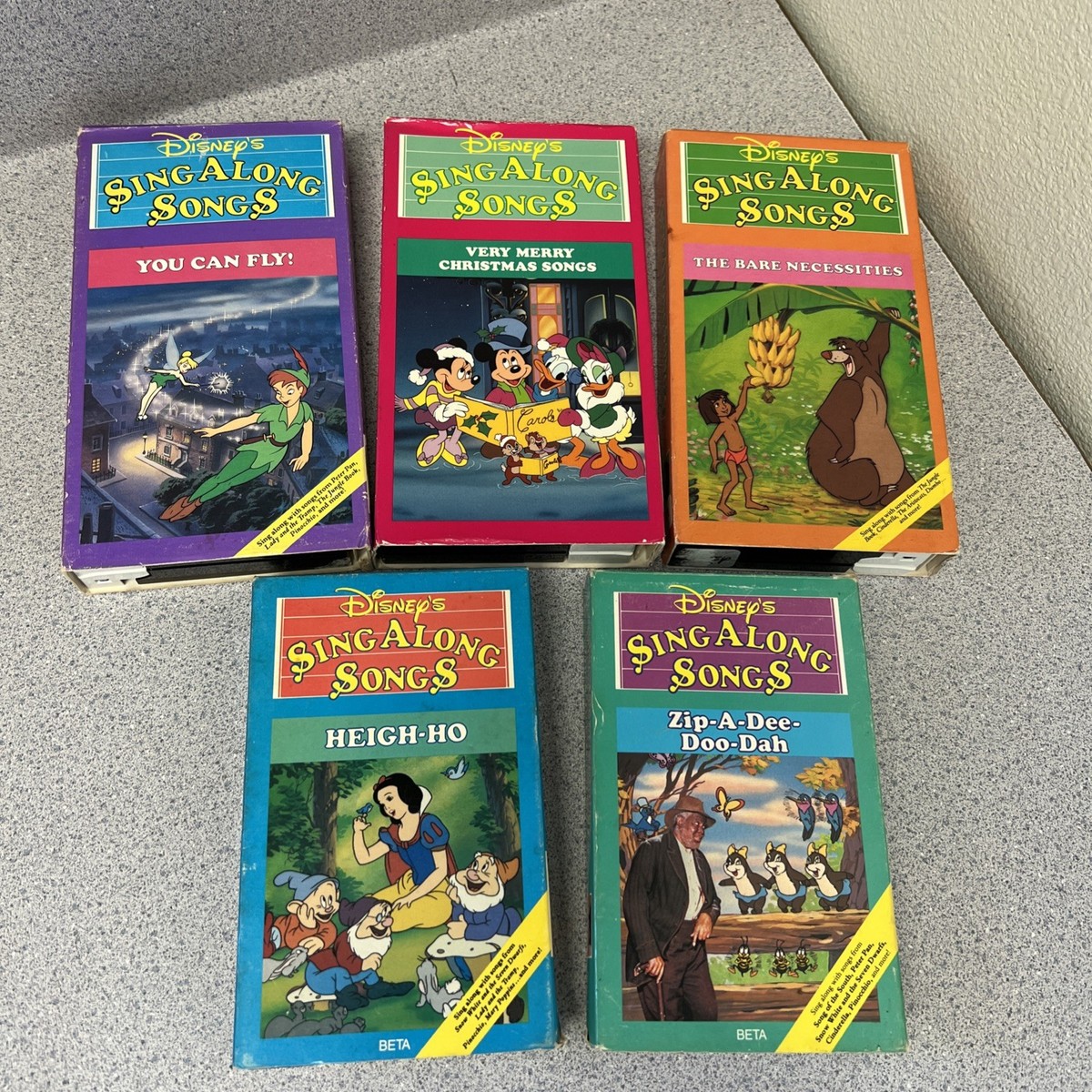 Disney Sing Along Songs Heigh-Ho, You Can Fly, Bare Necessities