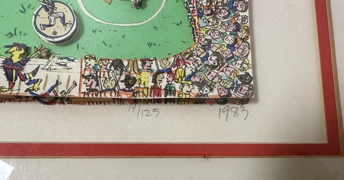 James Rizzi “Baseball” 3D Art | eBay