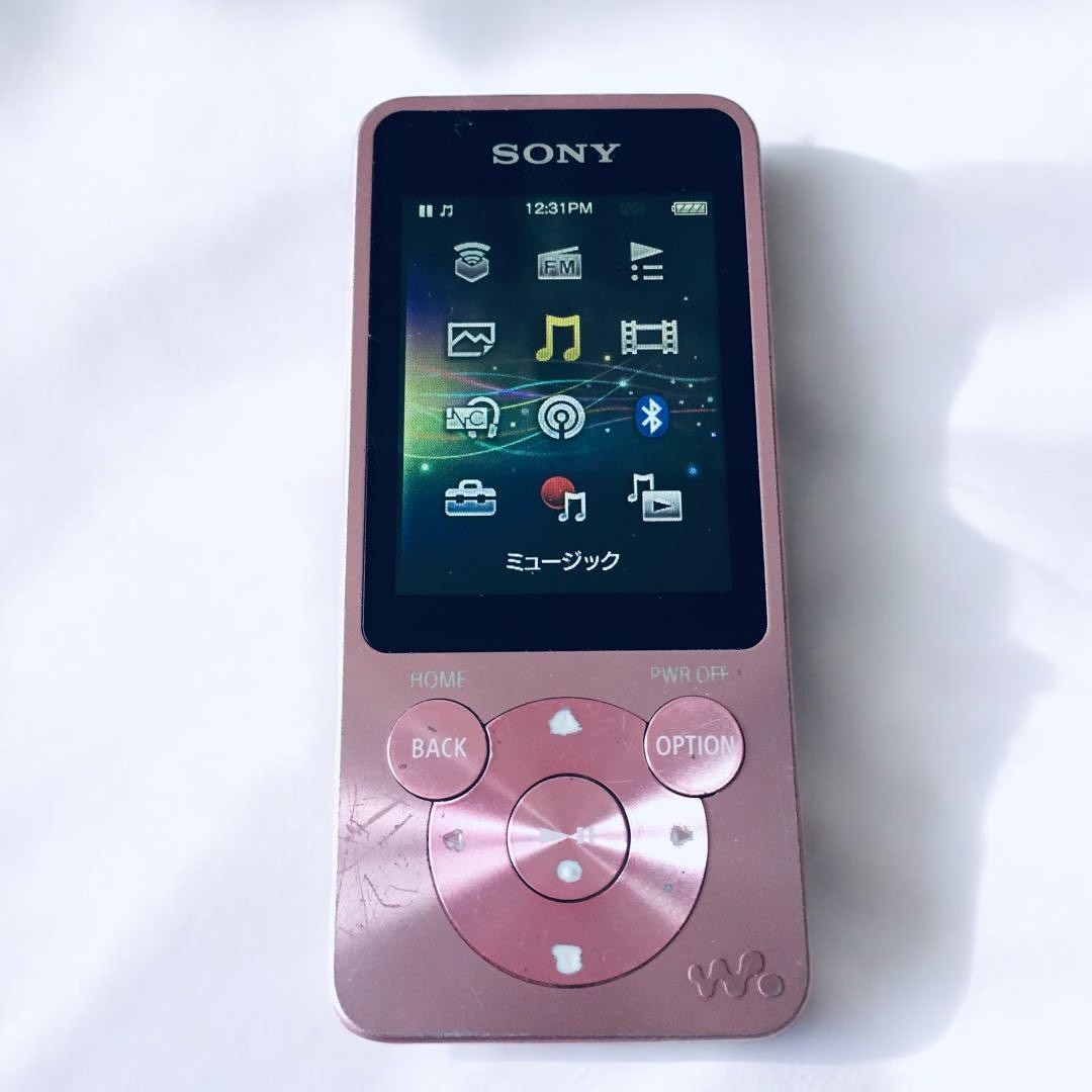 Sony Walkman NW-S15 16GB Pink MP3 Player Bluetooth Body Only Used