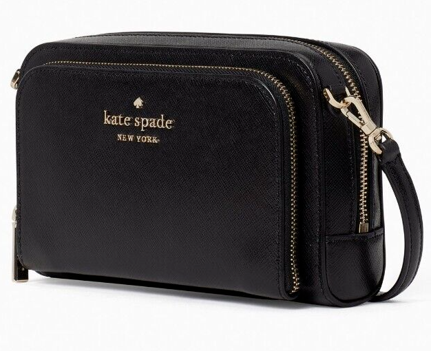 kate spade new york Staci Dual Zip Around Crossbody Leather Bag