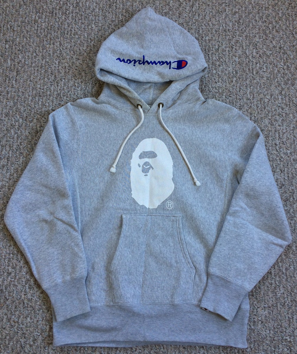 F/W 2016 Bape x Champion Ape Logo Hoodie | eBay