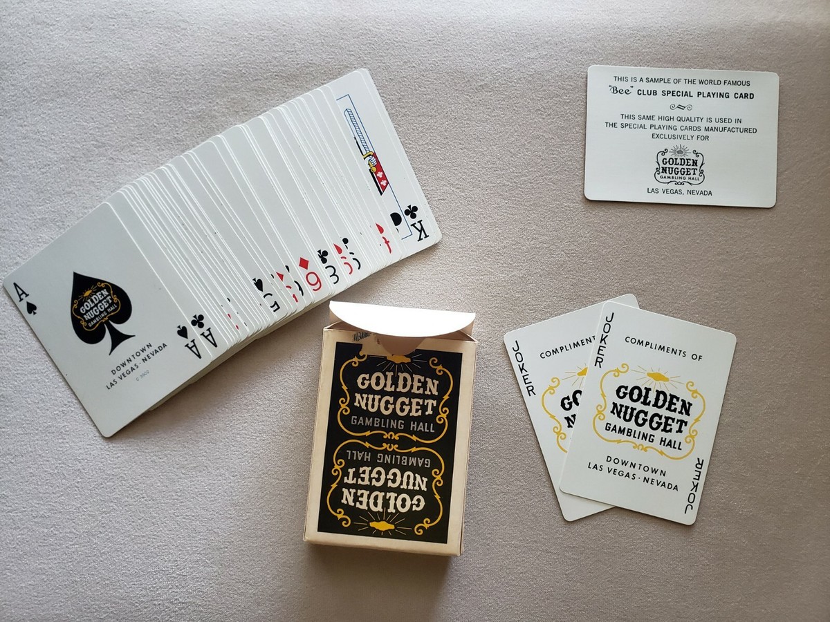 First Generation Golden Nugget, Las Vegas, Type I Deck Playing