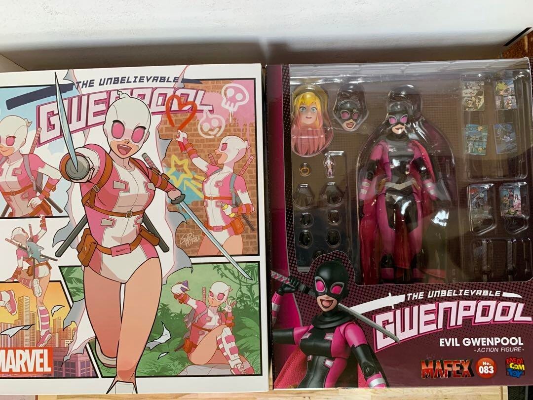 No.071 MAFEX GWENPOOL No.083 MAFEX EVIL GWENPOOL 2-set Figure