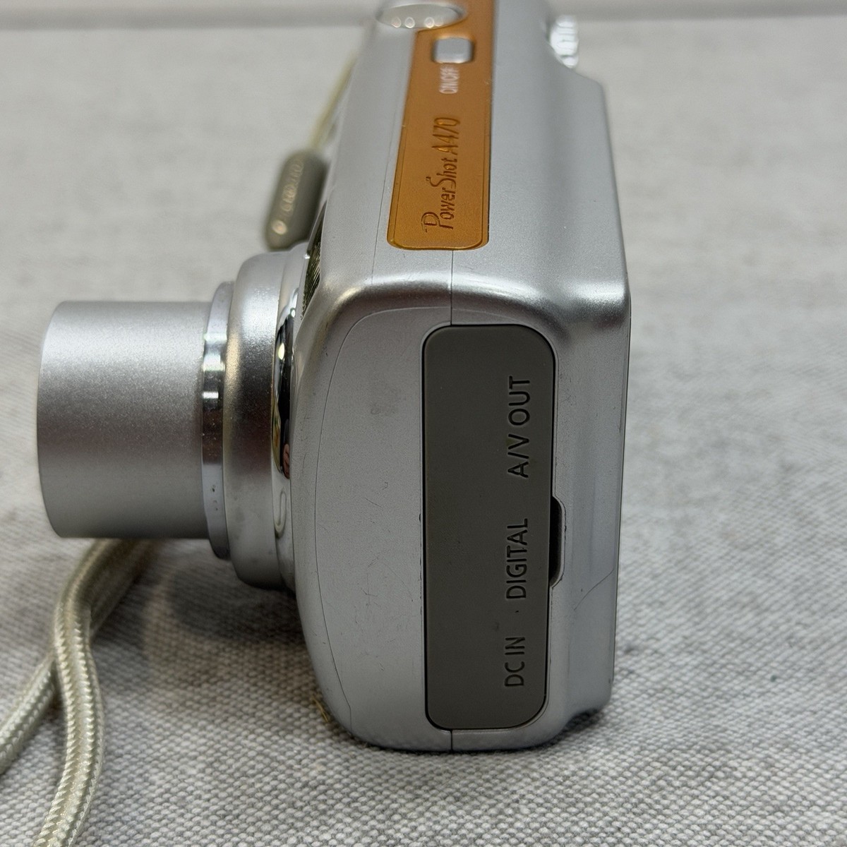 Canon PowerShot A470 7.1MP Digital Camera - Gray for sale online