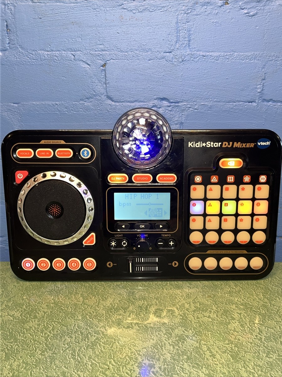 VTech KidiStar DJ Mixer • Play Music & Learn • Lights • Bluetooth