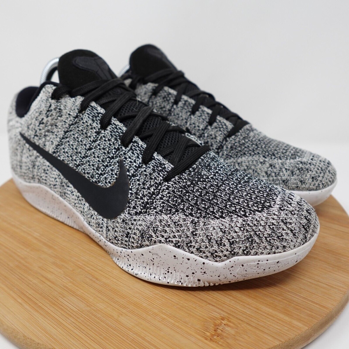 Nike Kobe 11 XI Elite Low Oreo Black Mamba White Bryant 822675-100