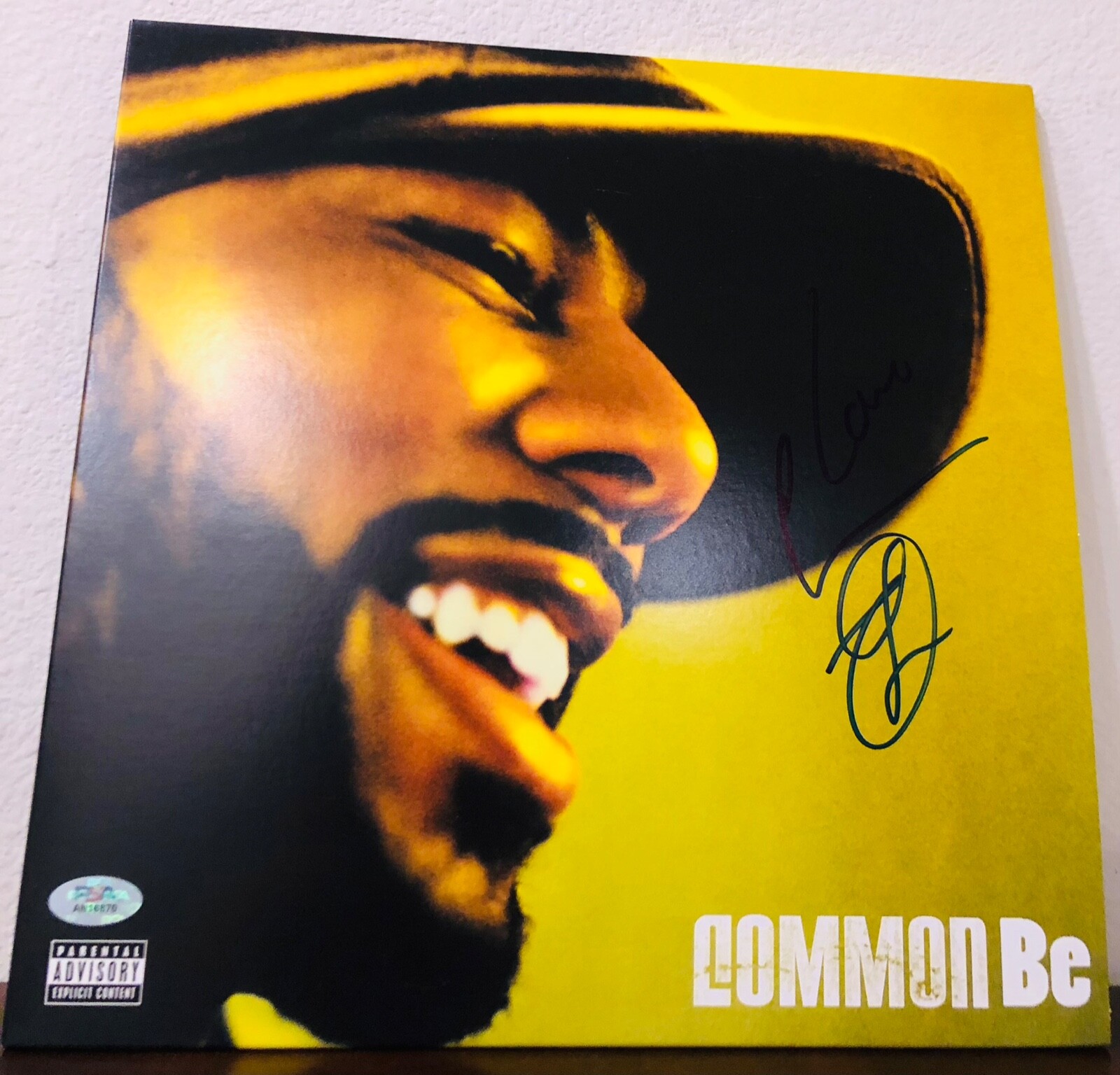 Common Rapper Be Signed Vinyl Record LP PSA RARE Kanye West B