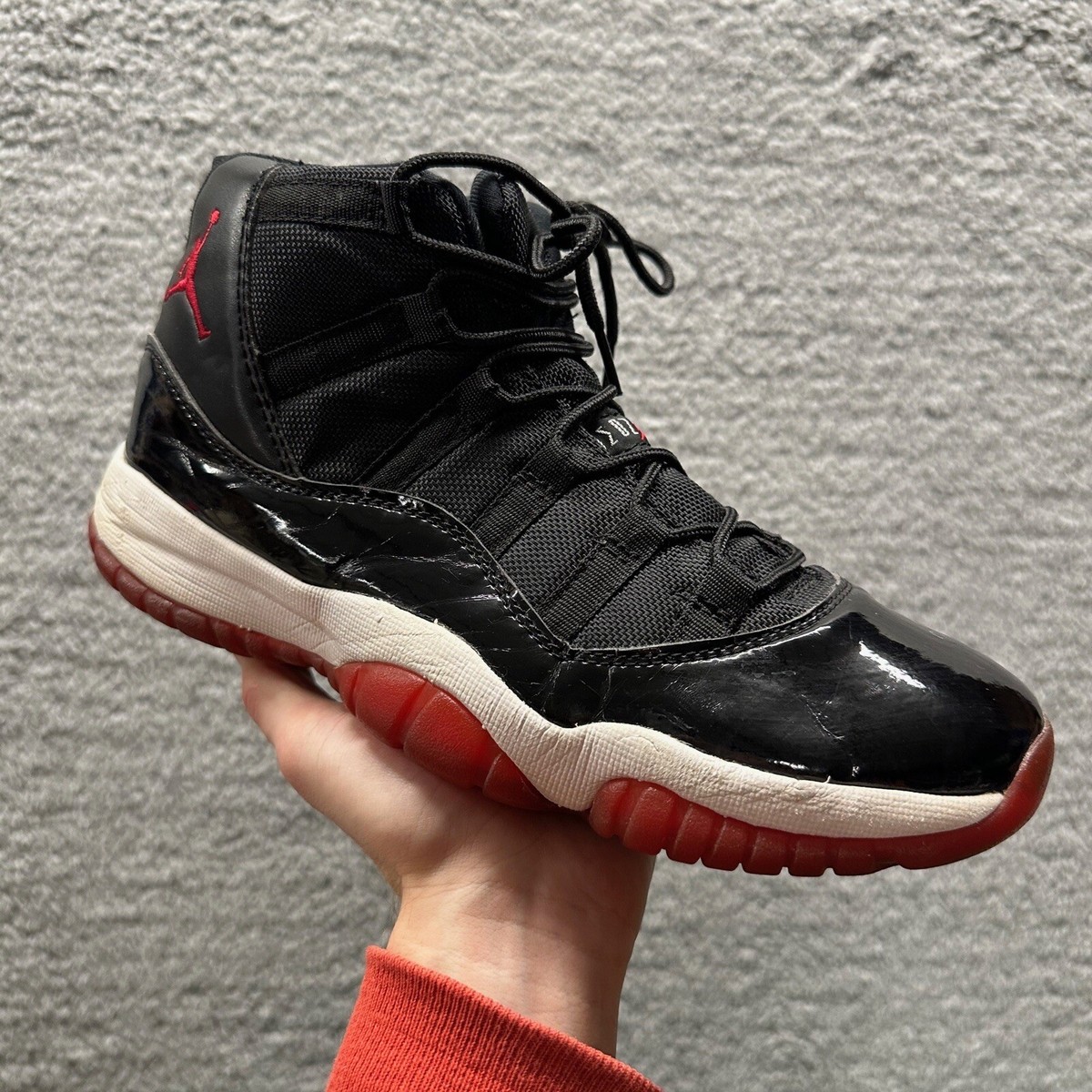 Nike Air Jordan 11 OG Bred 2010 Size 9.5 Black Red | eBay