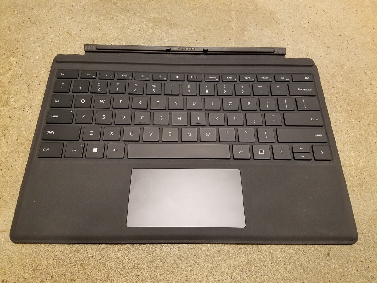 For Surface Pro 7 - Black - Microsoft Type Cover Keyboard | eBay