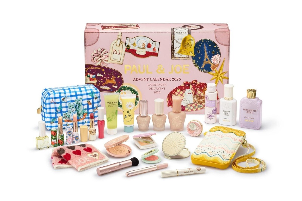 PAUL & JOE Beauty ADVENT CALENDAR 2025 Makeup Cosmetic Towel Pouch